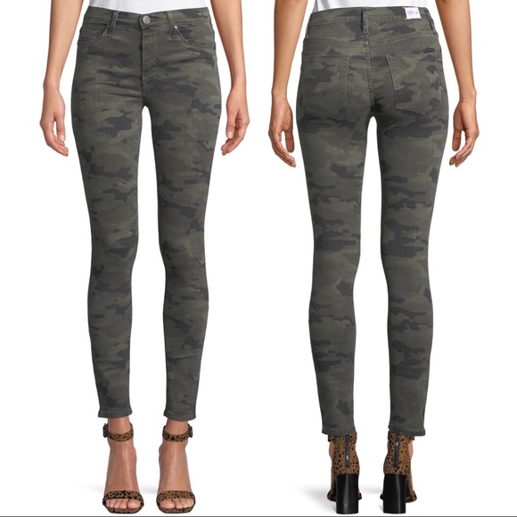 Hudson Jeans Denim - HUDSON | High Rise Barbara Camo Print Skinny